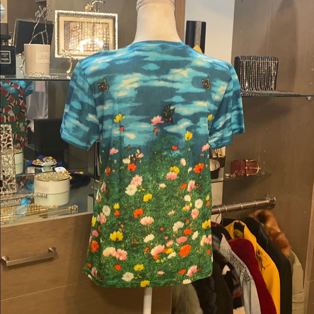 Gucci printed cotton jersey cyan rainbow - Picture 12 of 15